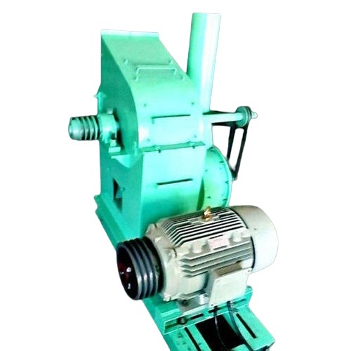 Hammer Crusher Mill Machine - 10 T/hr Production Capacity 50 HP Semi-Automatic Power Green Coated Finish Low Energy Consumption Adjustable Output Size High Crushing Efficiency Compact and Sturdy Design Easy Operation and Maintenance