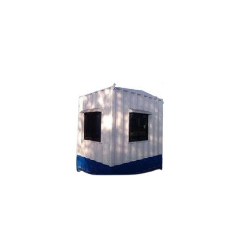 Steel Mild Cabin - Steel I Beam 100x50mm, White Blue Paint Coated, Portable Weatherproof Shelter | Durable Structure, Easy Assembly, Secure Design