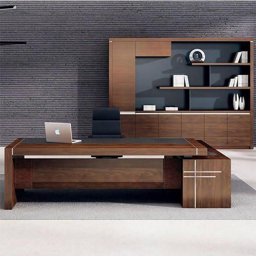 Long Lasting High Strength Durable Brown Wooden Office Furniture