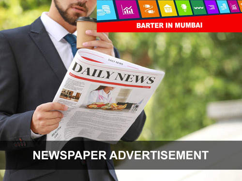Commercial Newspaper Advertisement Services By Barter In Mumbai