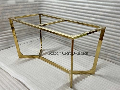 Dining Table Frame In Stainless Steel PVD Coated Finish