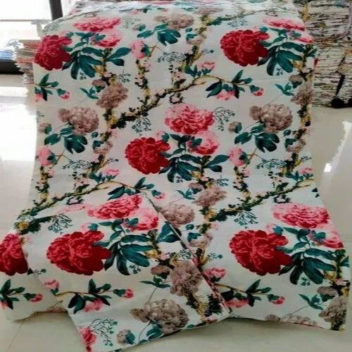 Multicolor Breathable And Washable Cotton Double Bed Sheet With 2 Pillow