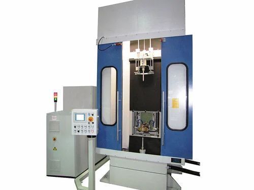 Vertical Induction Hardening Machine - Metal, Standard Size 12 Inches, Color Coated | High Strength, Heavy-Duty, Easy to Operate, Corrosion & Rust Resistant