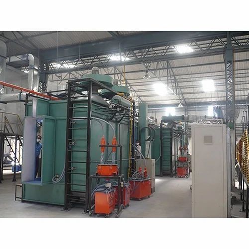 440 Votlage Single Phase Auto Powder Coating Booth