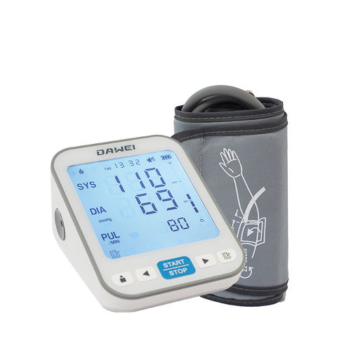 Automatic Arm Digital Electronic Blood Pressure Meter 4.8 Inch Large Screen Sphygmomanometer