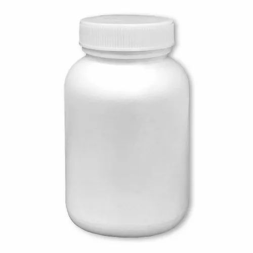 Pharmaceutical Bottles - Plastic, Standard Size, White Color, Round Shape, Screw Cap | Easy to Use, Easy to Clean, Lightweight, Reusable, 100% BPA Free, Leak and Water Resistant