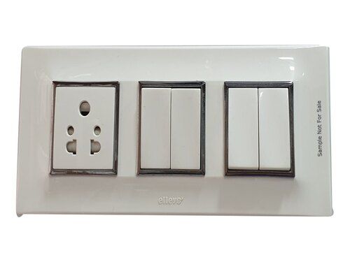 Shock Proof White Electrical Switch Boards