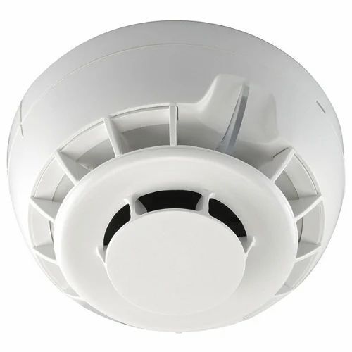 White Color Round Shape Plastic Material Conventional Smoke Detector