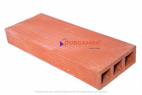 Relatively Low Moisture Horizontal Exposed Clay Blocks