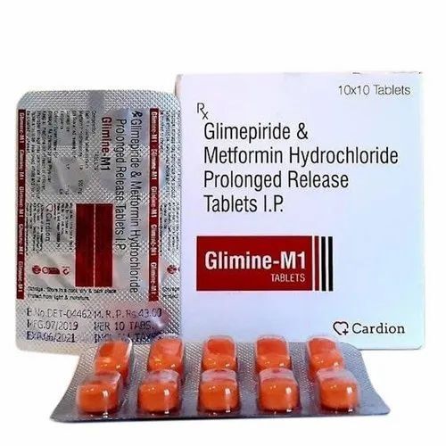 Glimepiride And Metformin Hydrochloride Prolonged Release Tablets