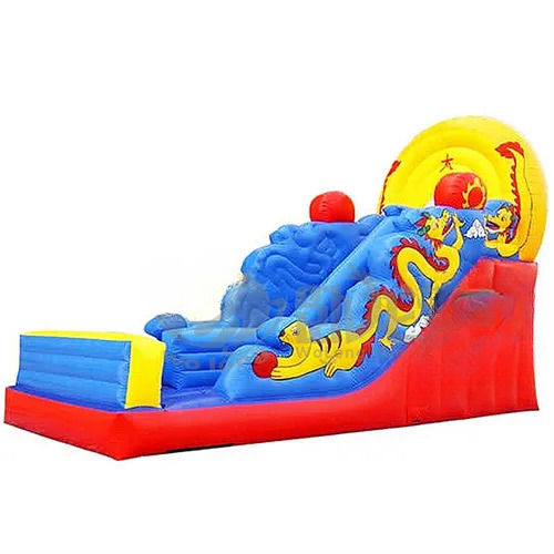 Popular Dry Slide Inflatable Amusement Park Inflatable Jumping Bouncer Castle