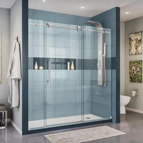 Rectangular Shape Glass Shower Enclosure For Home