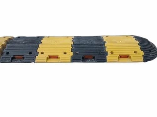 Rectangular Crack Resistant ABS Plastic Road Speed Bump for Traffic Safety