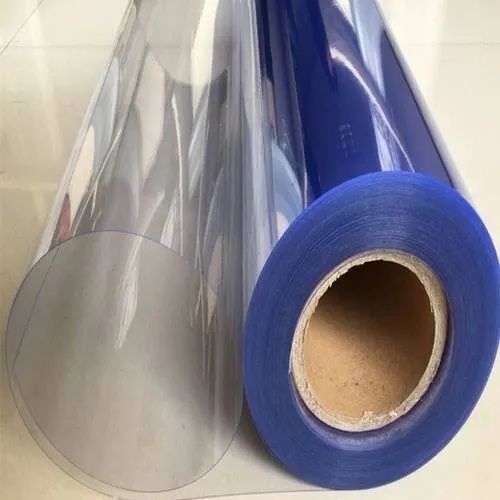 Transparent plastic sheet