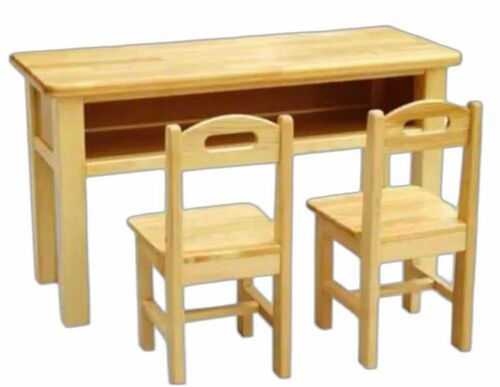 2 Seater Wooden School Tables And Chair