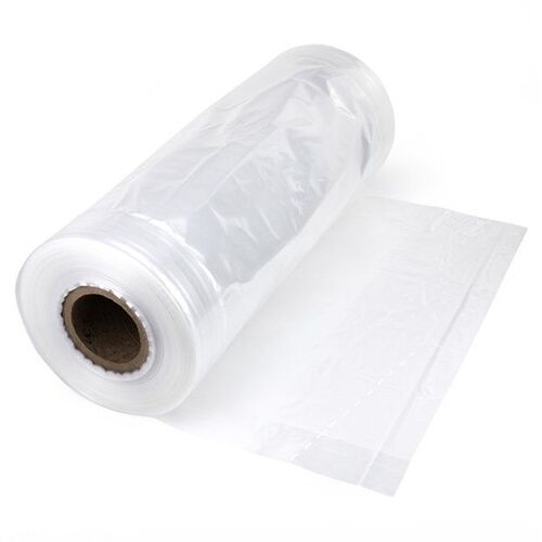 Heavy-Duty Layflat Poly Garbage Bags On Roll