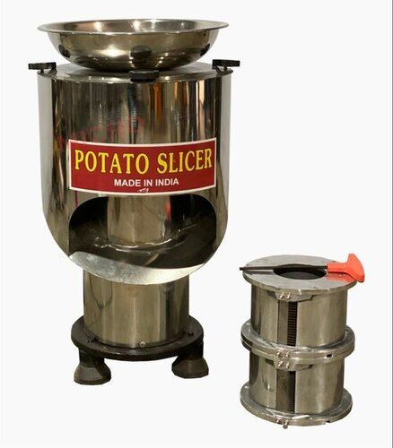 Semi-Automatic Stainless Steel Potato Slicer