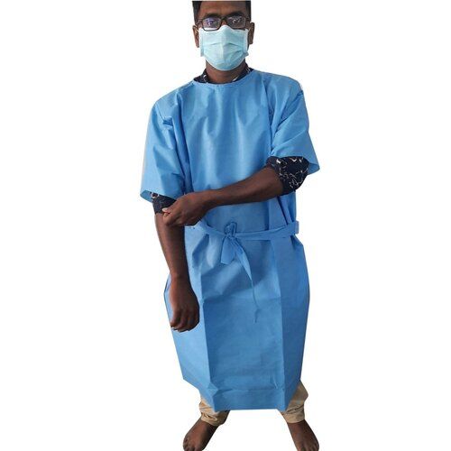 Sky Blue Surgical Gown