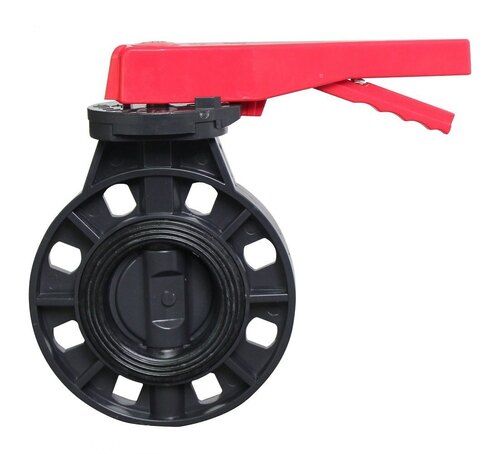 Multi Color Plastic Handle Material Upvc Butterfly Valve