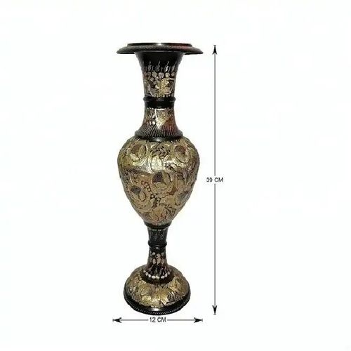 Indian Antique Brass Vase for Office Home Hotel Decor