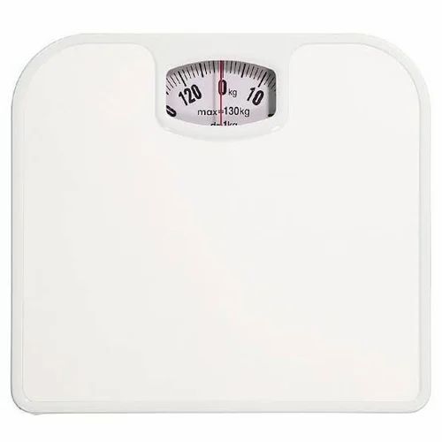 White Color Plain Pattern Square Shape Digital Weighing Machine