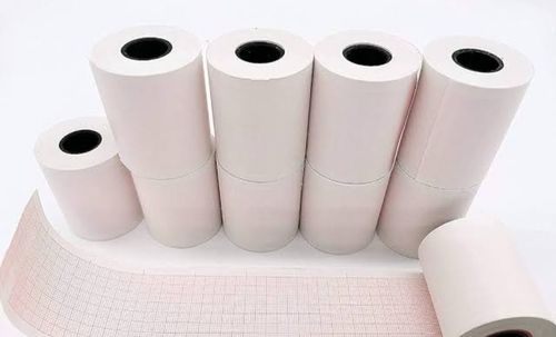 Light Pink ECG Paper Roll Feature Fine Finish