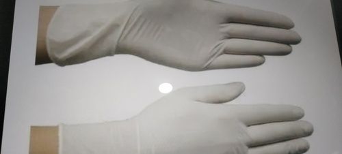 Disposable Latex White Surgical Full Finger Hand Gloves