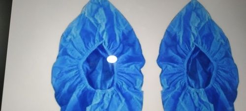 Disposable Plain Blue LD Surgical Shoe Cover