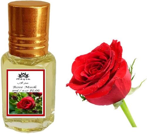 Daily Usable Eco-Friendly 100 Percent Purity Long Lasting Rose Perfume for Unisex