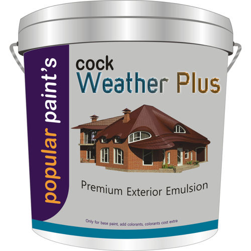 Acrylic Exterior Emulsion Paint - Liquid Form, Smooth Texture | For Exterior Use, High Durability