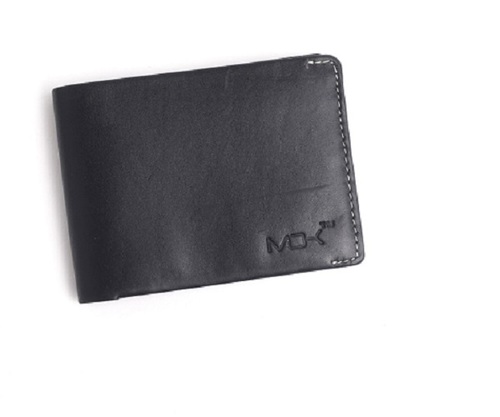 Pure Leather Wallet - Leather, Bifold Style, Black & Brown | Features 2 Note Compartments, 1 Zipper Pocket, Magnetic Closure