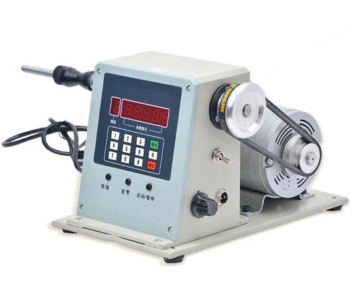 Automatic Coil Winding Machine - High Precision Electric Operation, Durable Metal Build, Polished White Finish, PLC Control, Computerized System, Industrial Use