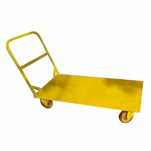 MS Yellow Trolley For Commercial Use