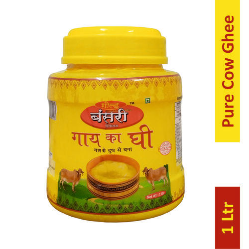 Gold Bansari Premium Pure Desi Cow Ghee (1 Ltr Jar)