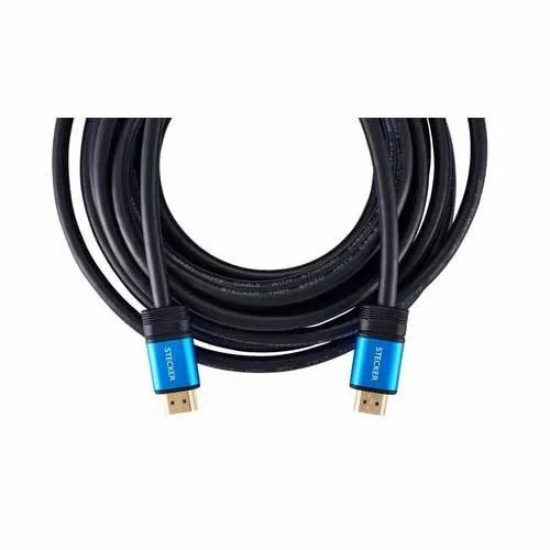 Black Blue Stecker HDMI Cable