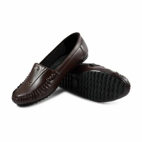 Casual Wear Comfortable Fit Slip Resistant Outsole Mens Brown Leather Loafer Shoes