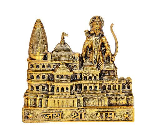 Metal Prabu Shree Ram Mandir Model Ayodhya