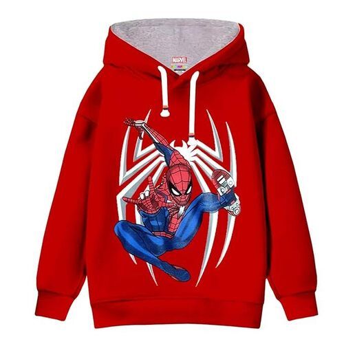 Multicolor Marvel Spiderman Boys Hoodie