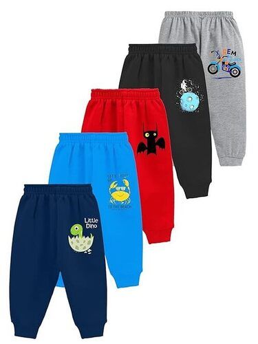 Unisex Multicolor Regular Fit Pyjamas, Pack of 5 (PAJ-143)