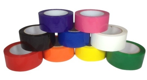 Mutli Color Plain Pattern Single Sided Abro Packaging Tapes