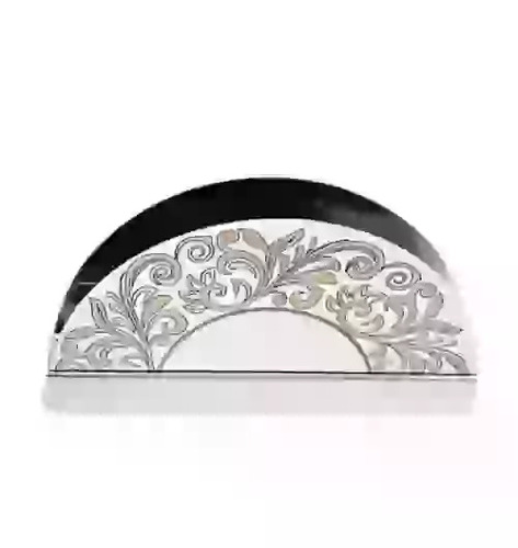 Silver Color Stainless Steel Material Paper Napkin Holder