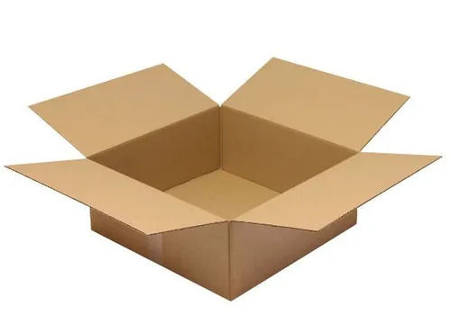 Brown corrugated box