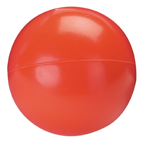 Red Color Round Shape Plastic Material Ball For Kids