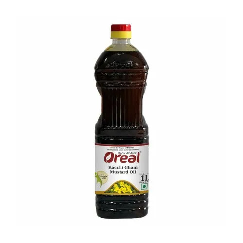 Pure Mustard Oil - 1 Litre, Food Grade Liquid | Rich in Taste, Complete Purity for Cooking and Food Making