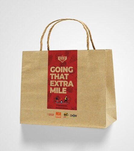 Eco Friendly Printed Paper Carry Bags