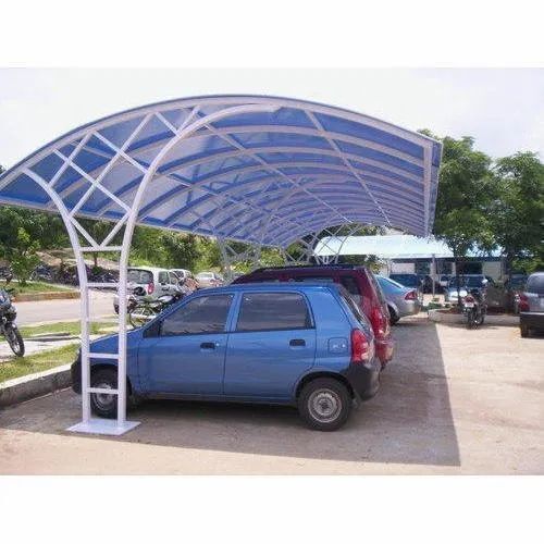 Eco Friendly Durable Waterproof Polycarbonate Car Parking Shed