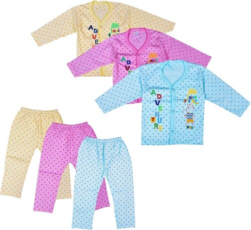 Washable Comfortable Multi-Color Printed Baby Wear