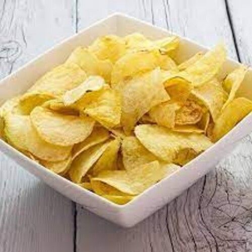 Yellow Potato Chips With Crispy, Crunchy Texture