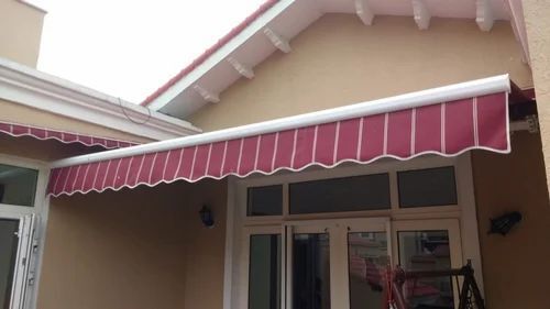 Folding Awning, Pattern : Plain