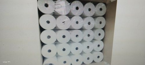 White Tissue Paper Rolls - Eco-Friendly Plain Paper, Disposable Usage for Commercial Use, Crisp White Color